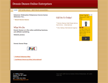 Tablet Screenshot of dennisdames.net